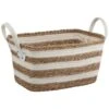 B&M Tribal Nature Striped Wicker Basket