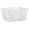 B&M Vannes Heart Cut Out Wicker Basket - White 1 B&M Vannes Heart Cut Out Wicker Basket - White -Addis Homedecor Store 366019 heart cut out wicker basket white