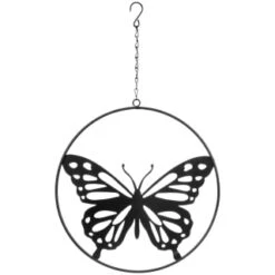 B&M Insect Hanging Hoops -Addis Homedecor Store 366579 insect in hoop butterfly