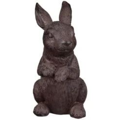 B&M Garden Rabbit Ornaments 2pk - Cast Iron Effect 8 B&M Garden Rabbit Ornaments 2pk - Cast Iron Effect -Addis Homedecor Store 366608 2pk rabbit garden ornaments iron effect 2