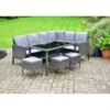Sorrento Large Dining Rattan Effect Corner Set -Addis Homedecor Store 366649 sorrento large dining set rattan effect1