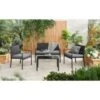 Bali Rattan Patio Set 4pc -Addis Homedecor Store 366652 379456 bali 4 piece sofa set 2