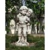 B&M Boy & Girl Statue - Large -Addis Homedecor Store 367058 boy carrying girl statue large1