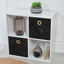 B&M Storage Cubes 2pk - Black