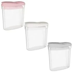 B&M Cereal Storage Container Set 2pk - Grey 13 B&M Cereal Storage Container Set 2pk - Grey -Addis Homedecor Store 368613 368614 368615 cereal storage set 2 pk main