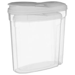 B&M Cereal Storage Container Set 2pk - Grey 12 B&M Cereal Storage Container Set 2pk - Grey -Addis Homedecor Store 368615 cereal storage set 2 pk grey 2