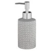 B&M Mosaic Soap Dispenser - Grey 1 B&M Mosaic Soap Dispenser - Grey -Addis Homedecor Store 368923 mosaic soap dispenser grey