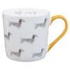 B&M Sausage Dog Print Mug -Addis Homedecor Store 369074 sausage dog print mug