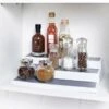 B&M 3 Tier Expandable Cupboard Organiser -Addis Homedecor Store 369472 3 tier expandable cupboard organiser1