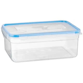 B&M Clip Top Food Containers 4pk - Blue 8 B&M Clip Top Food Containers 4pk - Blue - Image 6