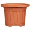 B&M Terracotta Round Planter 45cm -Addis Homedecor Store 369861 round pot planter 45cm terracotta