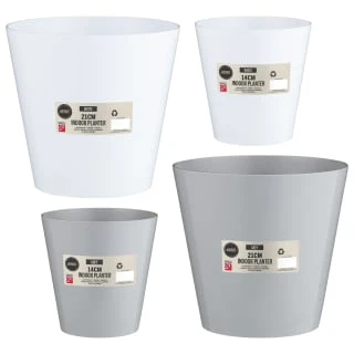 Indoor Planter 14cm - White 5 Indoor Planter 14cm - White - Image 3