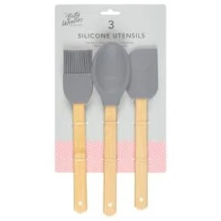 B&M Betty Winters Silicone Utensils 3pk - Grey