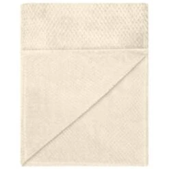 Waffle Faux Fur Throw - Cream -Addis Homedecor Store 372948 waffle faux fur throw cream 2