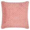 Waffle Faux Fur Cushion - Blush 2 Waffle Faux Fur Cushion - Blush -Addis Homedecor Store 373028 waffle faux fur cushion blush