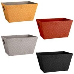 B&M Diamond Storage Basket - Black -Addis Homedecor Store 374353 374354 374356 374357 diamond storage basket group