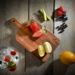 B&M Mini Acacia Wood Serve Boards 2pk -Addis Homedecor Store 375102 2pk mini acacia wood serve boards