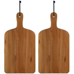 B&M Mini Acacia Wood Serve Boards 2pk -Addis Homedecor Store 375102 2pk mini acacia wood serve boards group