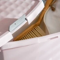 B&M Waffle Clip Box 25.5L - Blush -Addis Homedecor Store 375471 blush 25 5l waffle clip box 4