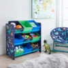 B&M Glow In The Dark Dinosaur 9 Tub Storage Drawers -Addis Homedecor Store 375936 dinostar 9 tub storage