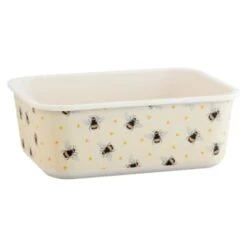 B&M Rectangular Tubs 2pk - Bees -Addis Homedecor Store 375968 2pk reuse and repurpose rectangle tubs bee 2
