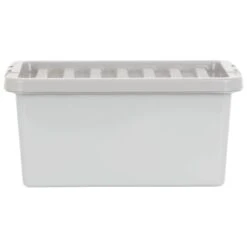 B&M Storage Box With Lid 11L - Graphite -Addis Homedecor Store 377031 11l storage box grey 4