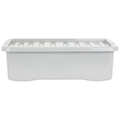 B&M Under Bed Storage Box 32L - Grey -Addis Homedecor Store 377037 under bed storage box 32l grey 4