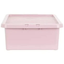 B&M Under Bed Storage Box 32L - Dusty Pink 10 B&M Under Bed Storage Box 32L - Dusty Pink -Addis Homedecor Store 377038 under bed storage box 32l dusty pink 2
