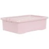 B&M Under Bed Storage Box 32L - Dusty Pink -Addis Homedecor Store 377038 under bed storage box 32l dusty pink 3