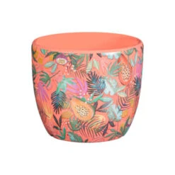 B&M Superbloom Sun Ceramic Plant Pots 3pk - Floral -Addis Homedecor Store 379332 3pk superbloom ceramic plant pots floral 4