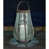 Solar Powered Lantern - Grey Large -Addis Homedecor Store 379423 large grey lantern