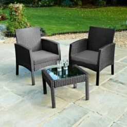 Bali Armchair Bistro Set 3pc