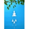 B&M Deluxe Sun Catcher With Hanging Crystals - Buddha -Addis Homedecor Store 379511 deluxe sun catcher with hanging crystals buddha