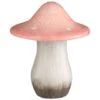 B&M Ceramic Mushroom Ornament - Pink -Addis Homedecor Store 379532 ceramic mushroom ornament pink