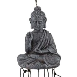 B&M Tranquil Garden Windchime - Buddha -Addis Homedecor Store 379541 tranquil garden buddha windchime 2