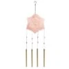 B&M Flower Windchime - Pink -Addis Homedecor Store 379613 boho garden flower tubular windchime pink