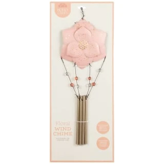 B&M Flower Windchime - Pink 4 B&M Flower Windchime - Pink - Image 2