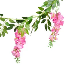 B&M Artificial Wisteria Garland 180cm - Pink -Addis Homedecor Store 379981 wisteria garland 180cm pink 2