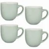 Simply Everyday Gloss Mugs 4pk - Sage -Addis Homedecor Store 380123 4pk simply everyday mugs sage 3