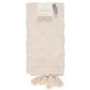 B&M Homestead Embossed Tea Towels With Tassels 2pk - Natural -Addis Homedecor Store 380229 2pk homestead embossed tea towel with tassels