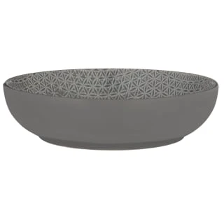 B&M Geo Embossed Pasta Bowl 3 B&M Geo Embossed Pasta Bowl