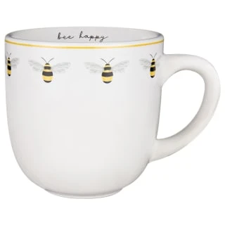 B&M Bee Happy Printed Mugs - 4pk 6 B&M Bee Happy Printed Mugs - 4pk - Image 4