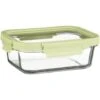 B&M Green Glass Food Container - Large