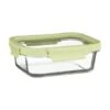 B&M Green Glass Food Container - Medium -Addis Homedecor Store 380663 glass food container green medium 2