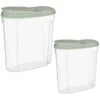 B&M Cereal Storage Container Set 2pk - Sage -Addis Homedecor Store 380752 cereal storage set 2 peice sage