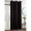 B&M Kent Woven Blackout Panel 54 X 86" - Black -Addis Homedecor Store 380868 kent blackout woven panel black
