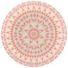 B&M Bloom Print Plate - Orange -Addis Homedecor Store 381319 bloom print plate orange