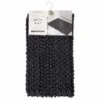 Retreat Knitted Bath Mat 50 X 80cm - Charcoal