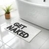 Get Naked Tufted Bath Mat - White 2 Get Naked Tufted Bath Mat - White -Addis Homedecor Store 381569 white get naked bath mat