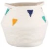 B&M Manolas Belly Basket - Cream 1 B&M Manolas Belly Basket - Cream -Addis Homedecor Store 381878 manolas white belly basket